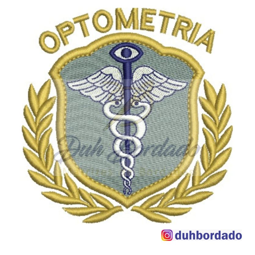 Matriz de Bordado Símbolo Optometria