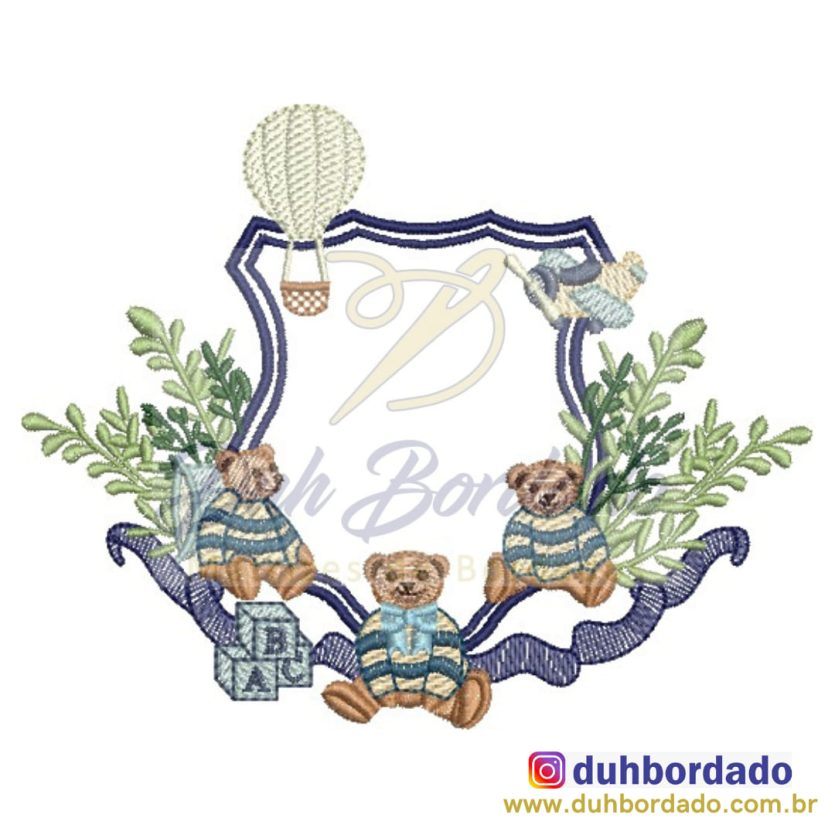 Moldura Brasão Ursos