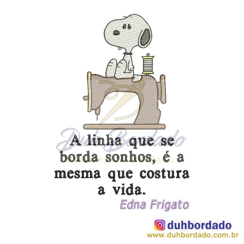 Snoopy Máquina de Costura