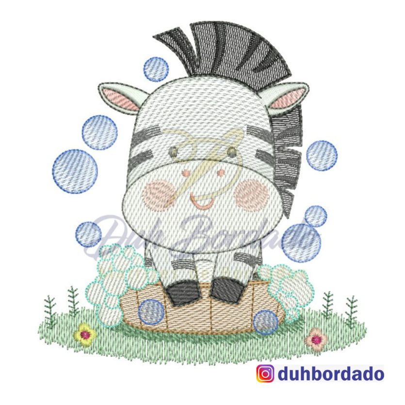 Zebra no Banho