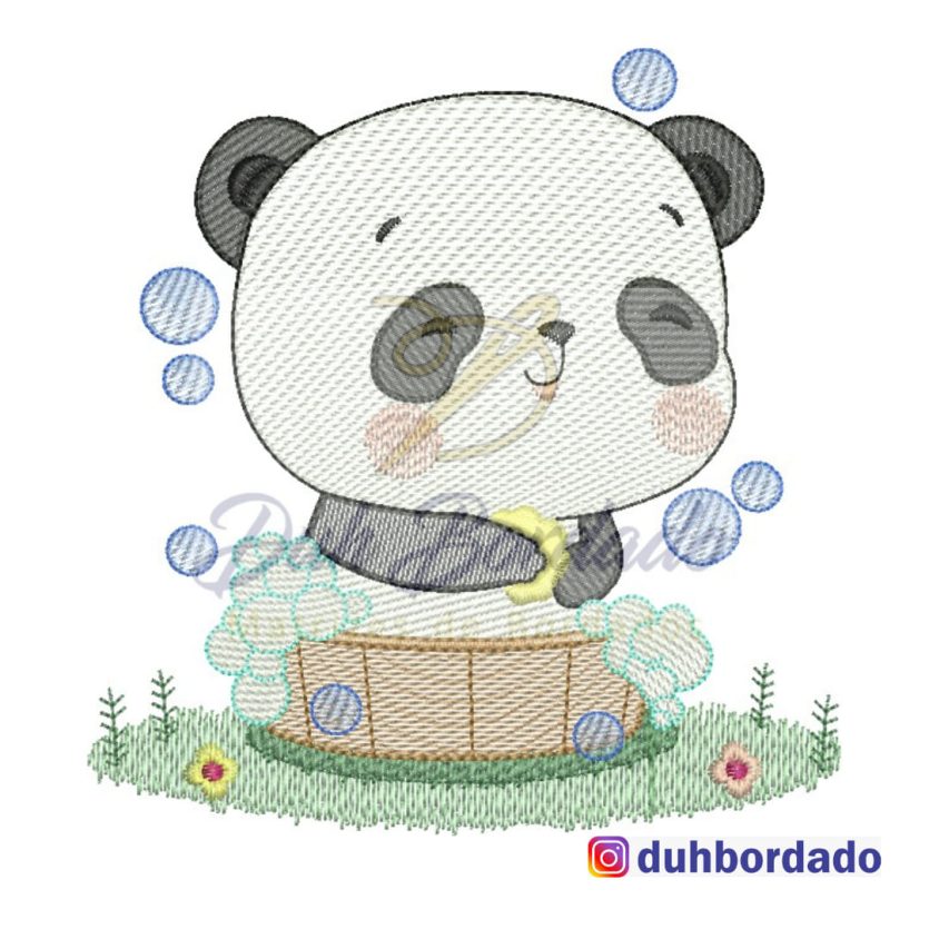 Panda no Banho