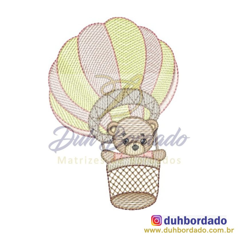 Urso Voando Balão