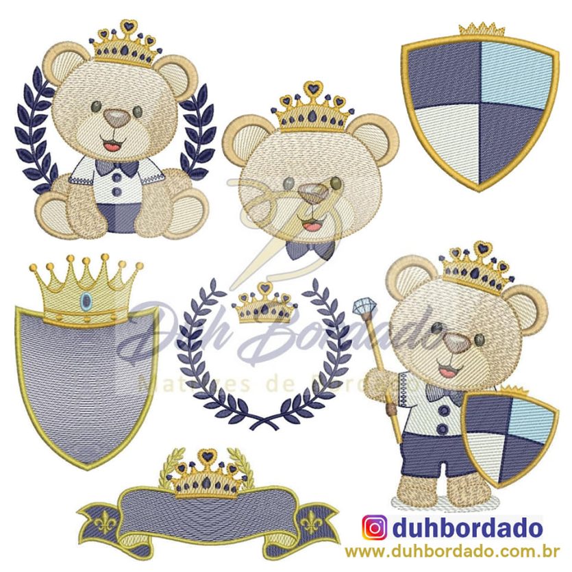 Coleção Ursinho Príncipe Completa