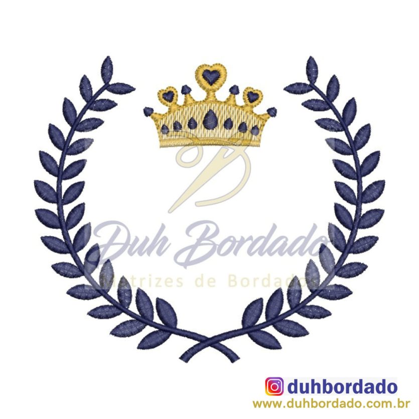 Moldura Ramo Coroa