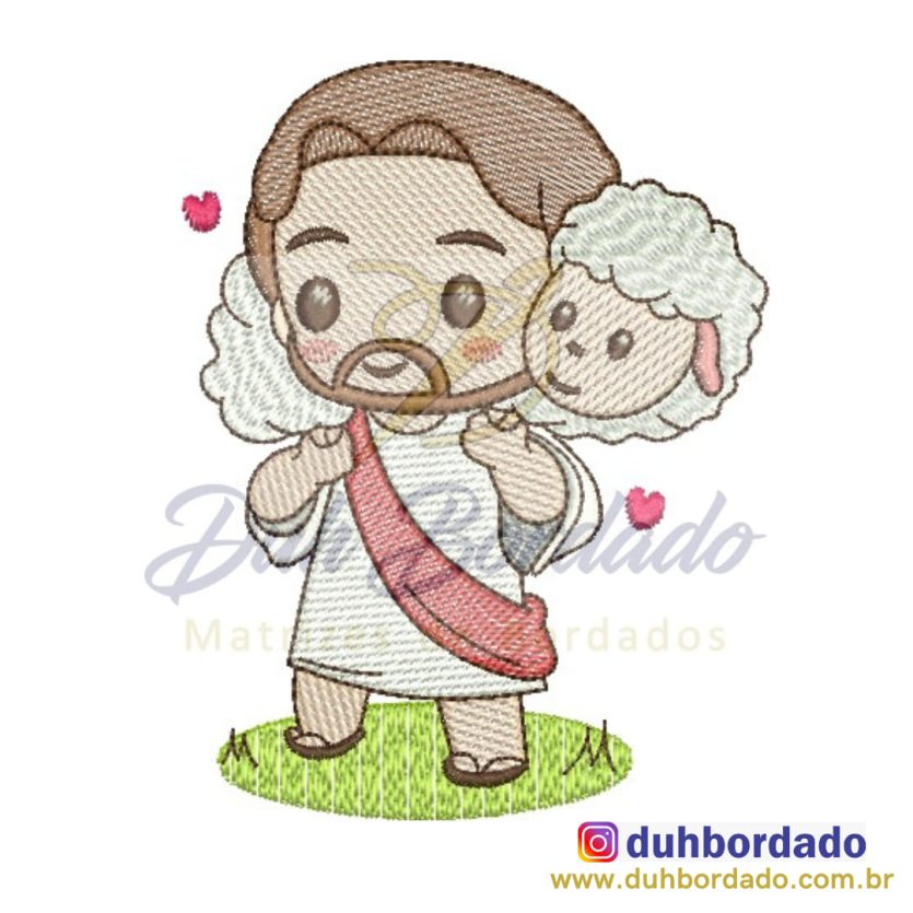 Jesus Cristo Cute Ovelha