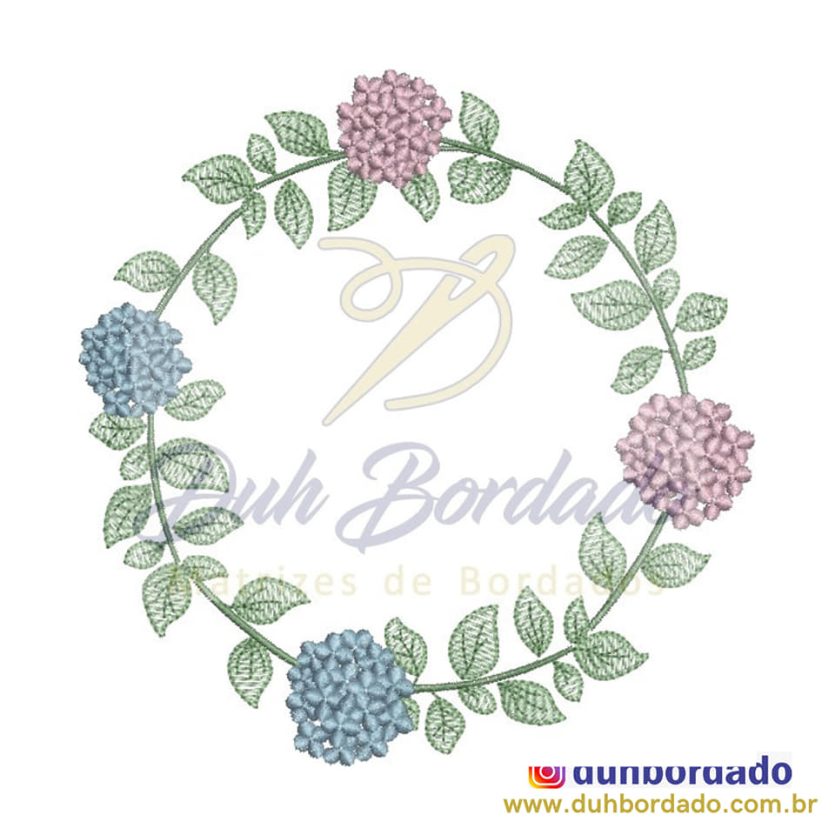 Moldura Hortênsias