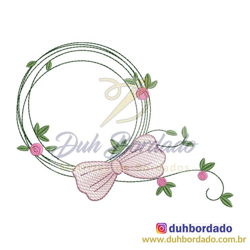 Moldura Laço Floral