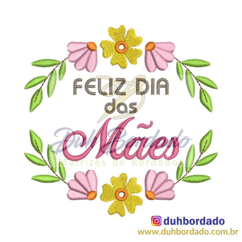 Feliz Dia das Mães Floral