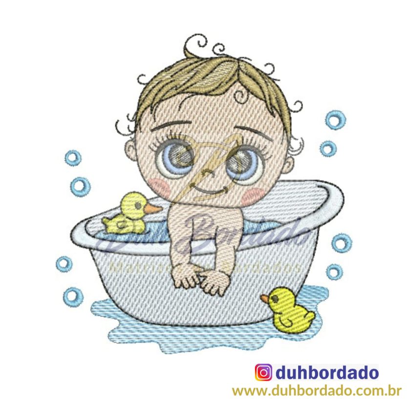 Bebê Menino Banho
