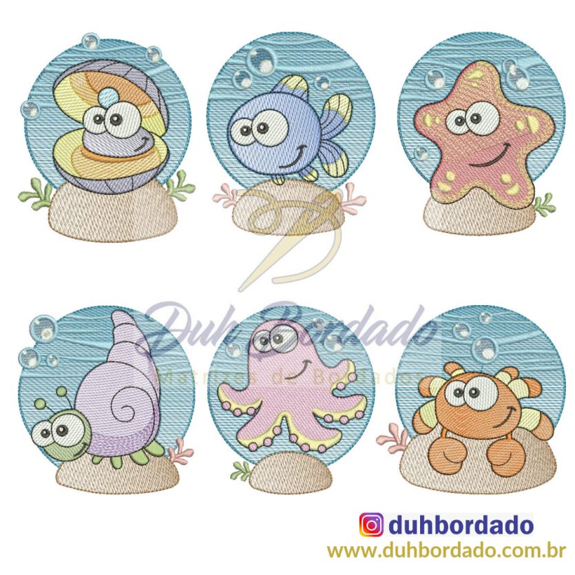 Coleção Fundo do Mar Completa