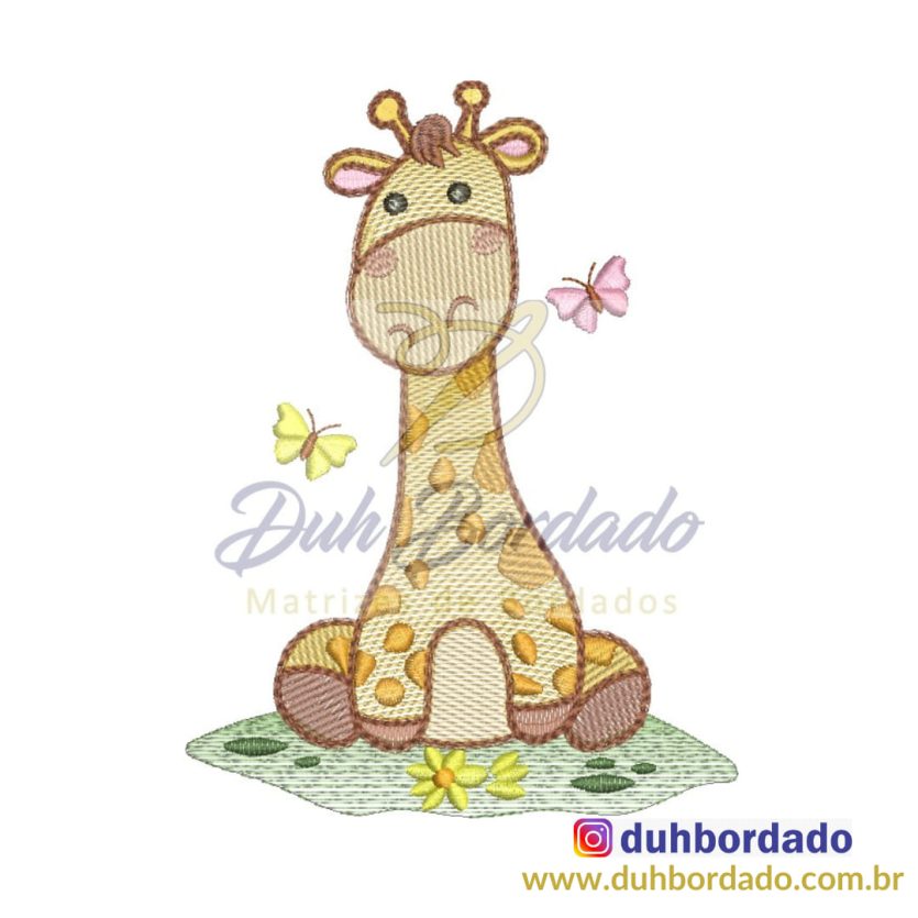 Girafinha Borboletas