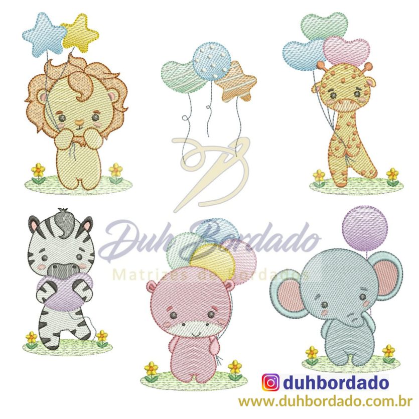 Coleção Safari Balão Completa