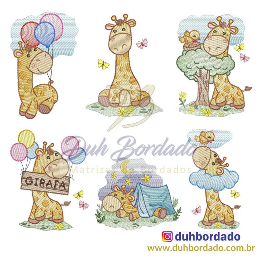 Coleção Girafinhas Completa