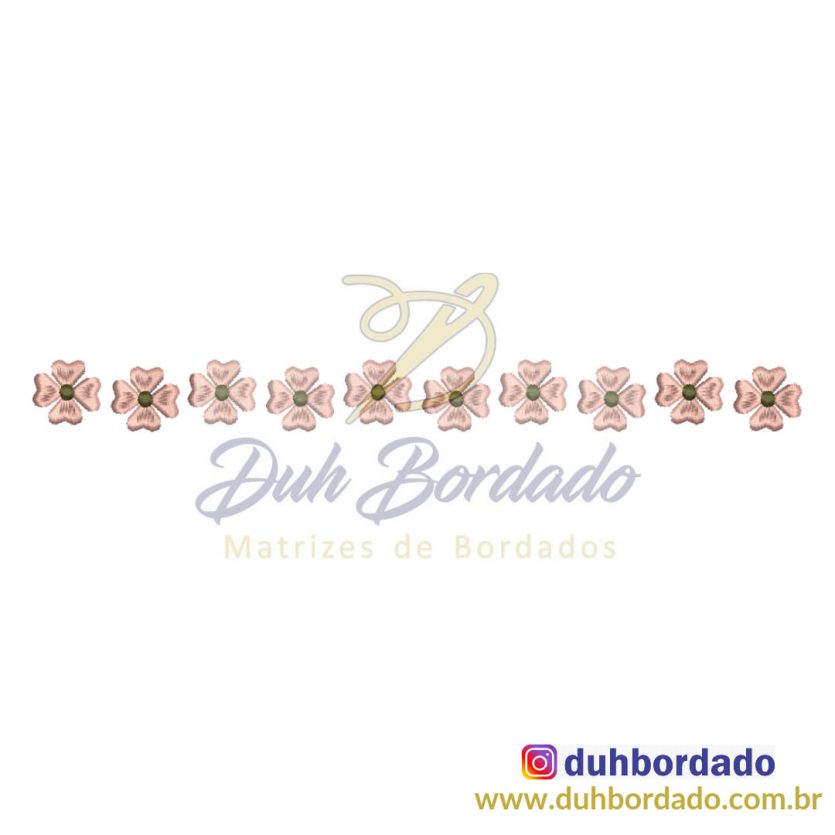 Matriz de Bordado Flor