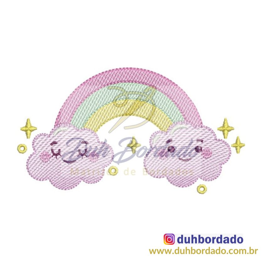 Matriz de Bordado Arco Íris