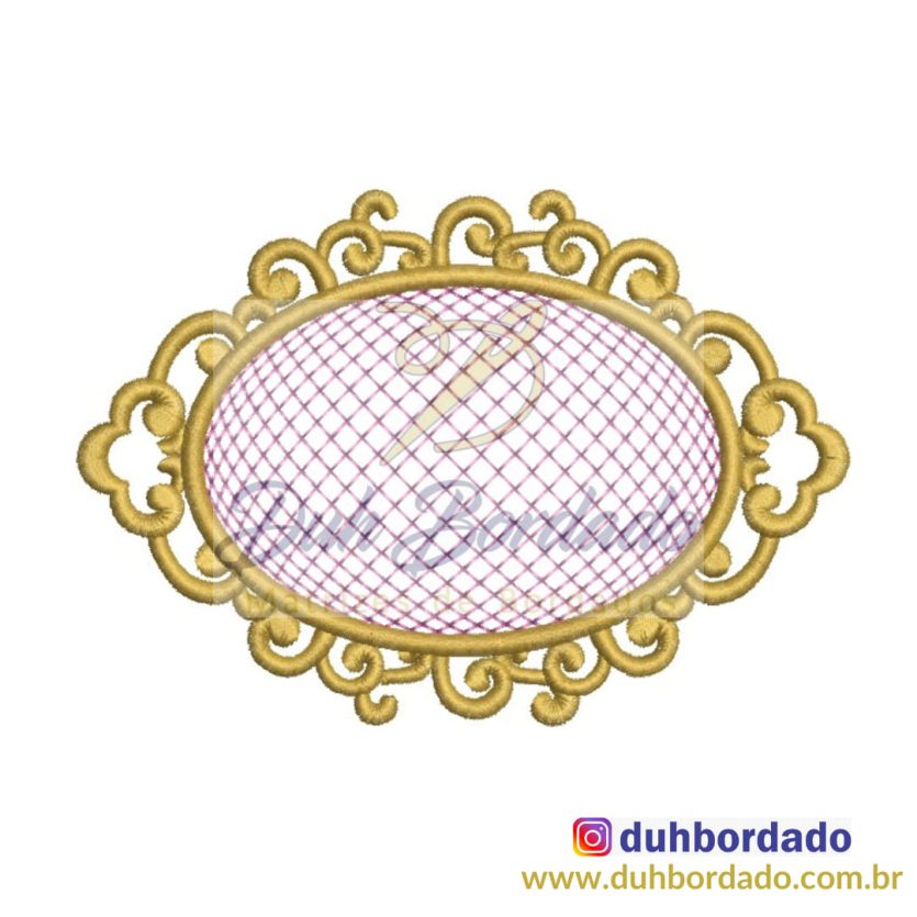 Matriz de Bordado Moldura