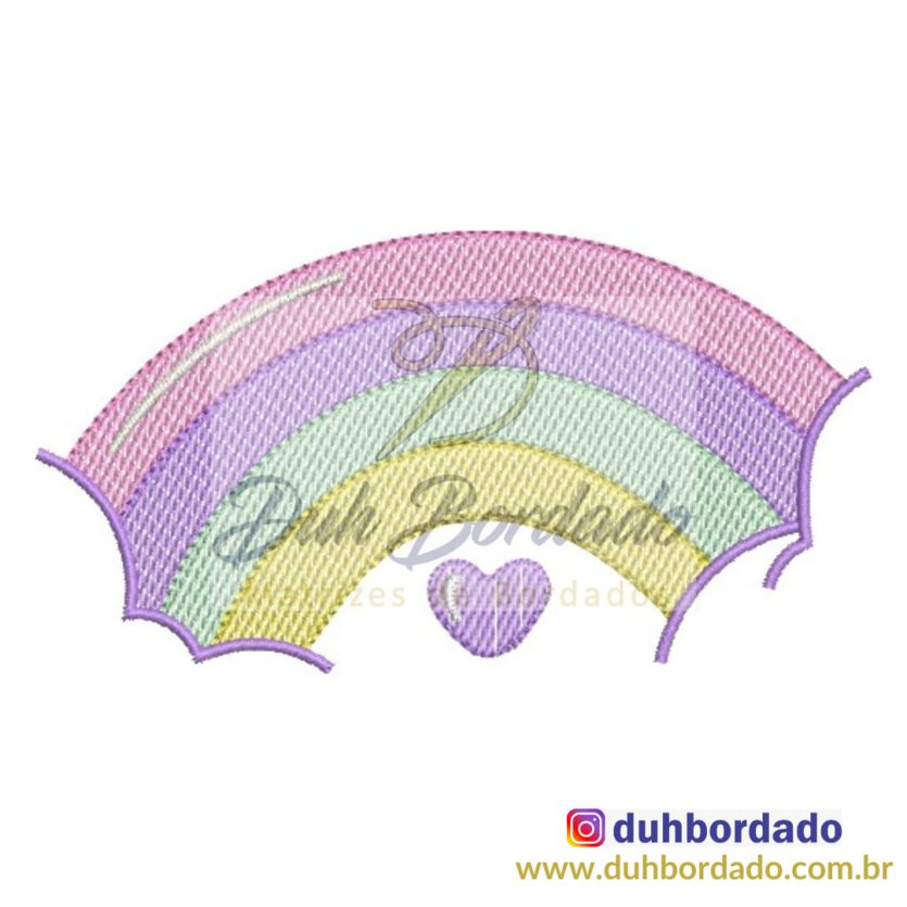Matriz de Bordado Arco Íris
