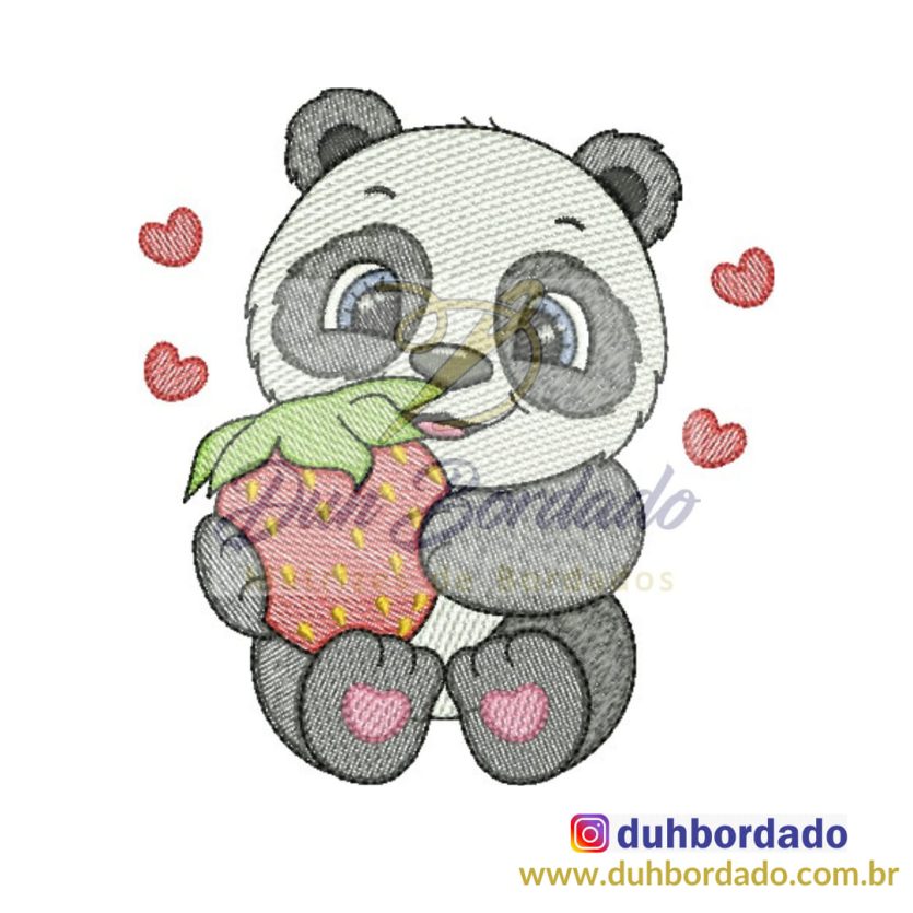 Matriz de Bordado de Panda