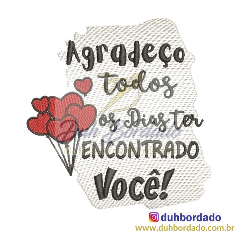Matriz de Bordado Dia dos Namorados