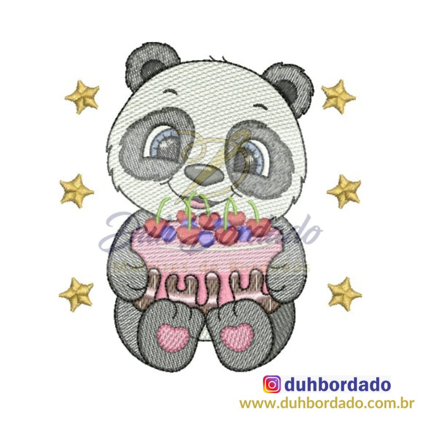 Matriz de Bordado de Panda