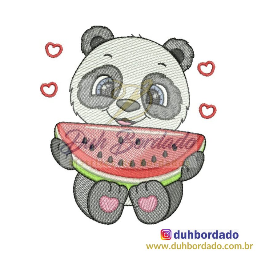 Matriz de Bordado de Panda