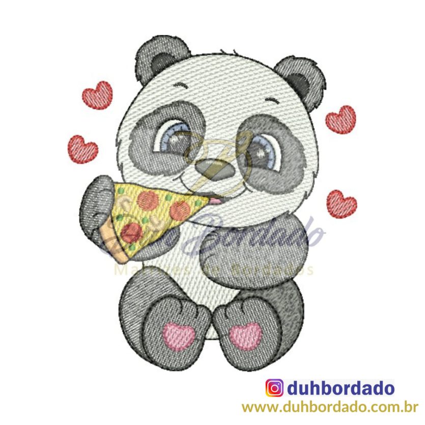 Matriz de Bordado de Panda