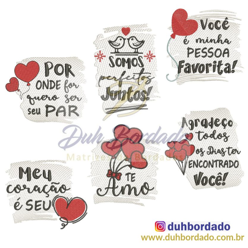 Coleção Matrizes Dia dos Namorados Completa