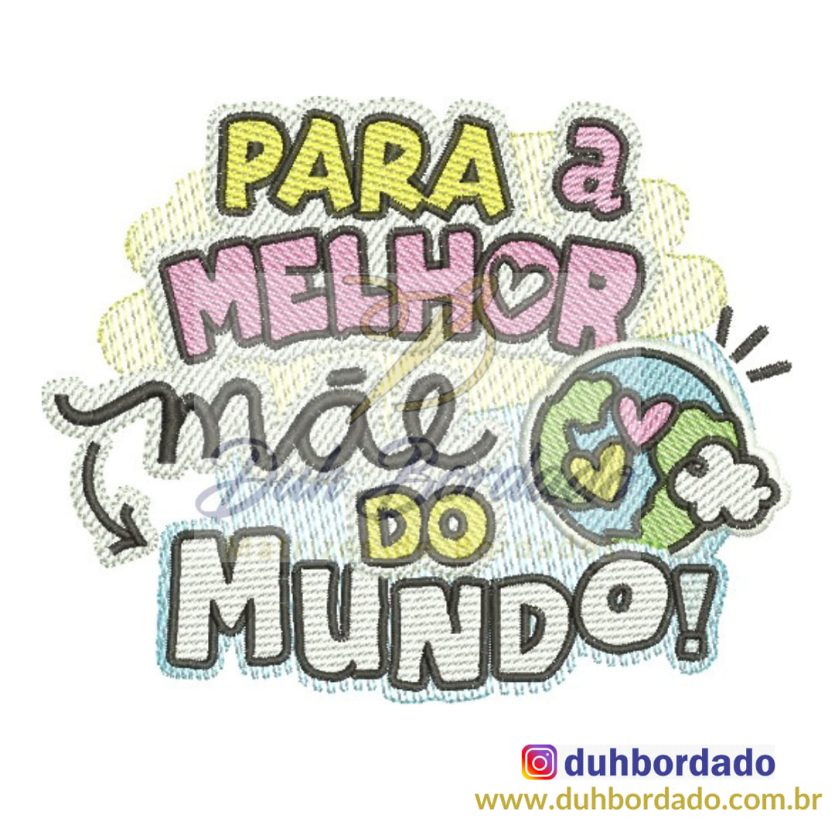 Matriz de Bordado Dia das Mães