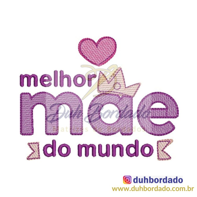 Matriz de Bordado Dia das Mães
