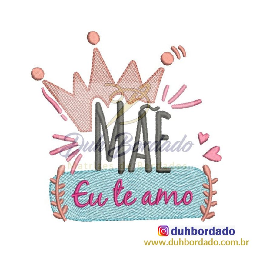 Matriz de Bordado Dia das Mães