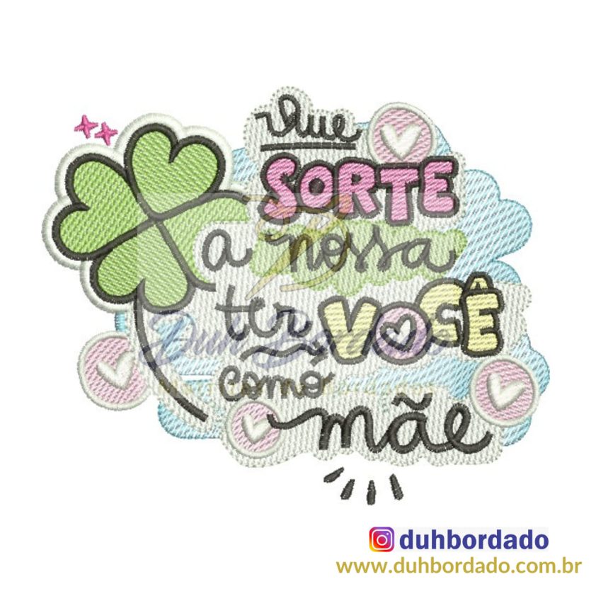 Matriz de Bordado Dia das Mães