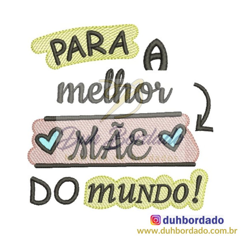 Matriz de Bordado Dia das Mães