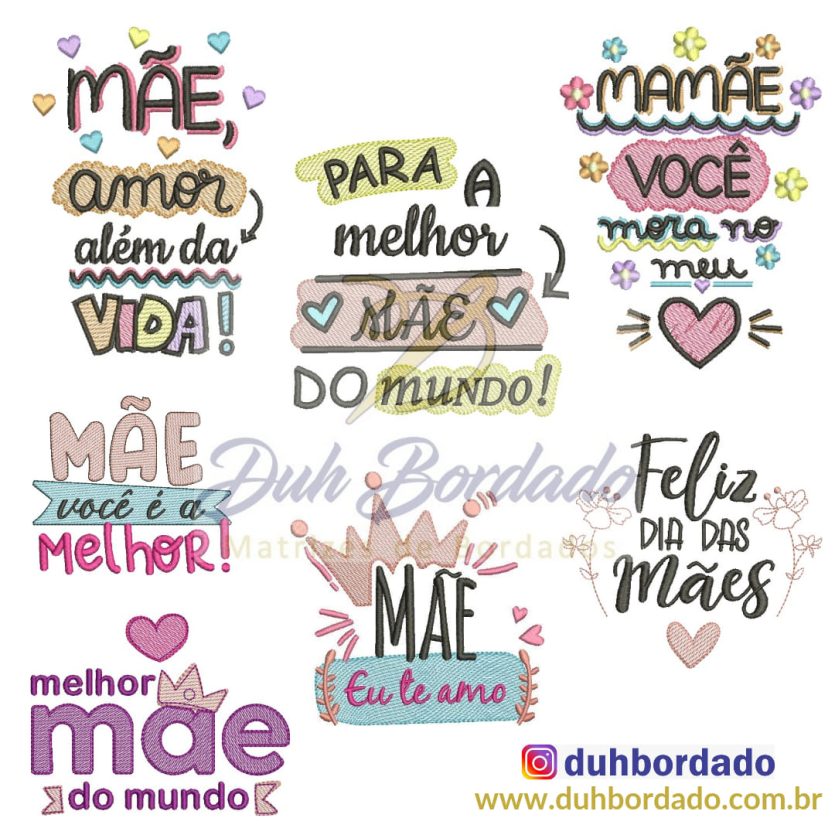 Coleção de Matrizes Dia das Mães Completa
