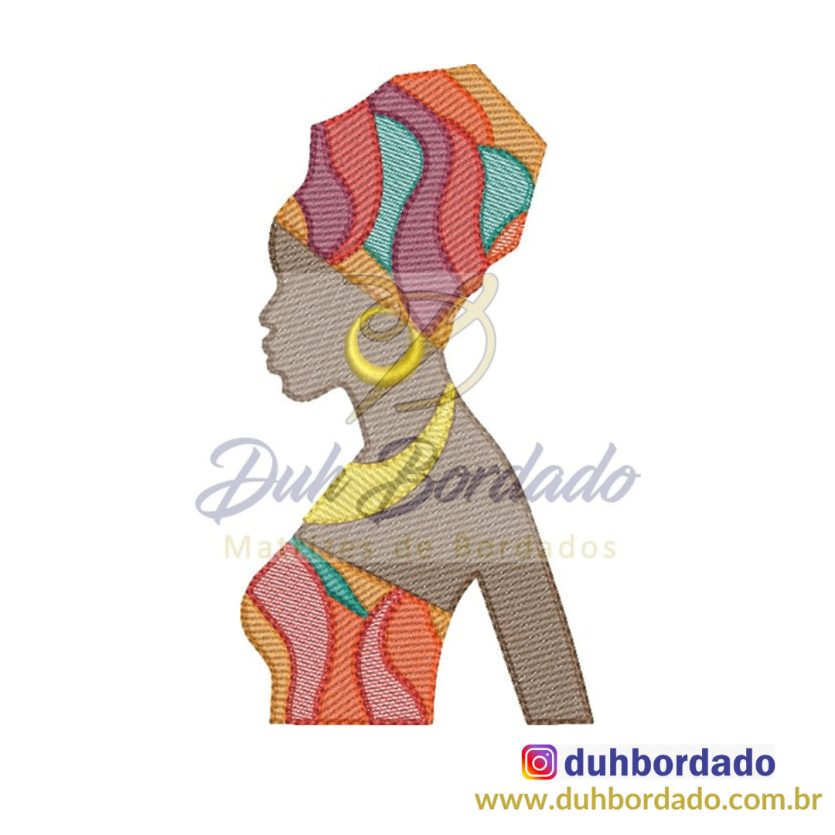 Matriz de Bordado Afro