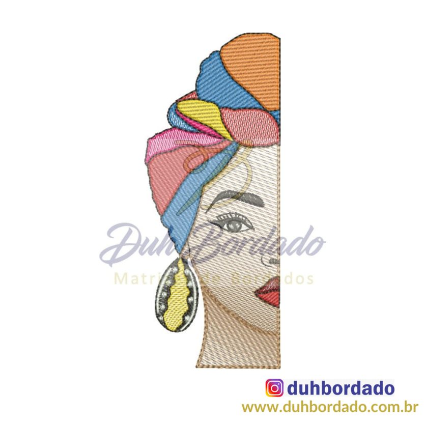 Matriz de Bordado Afro