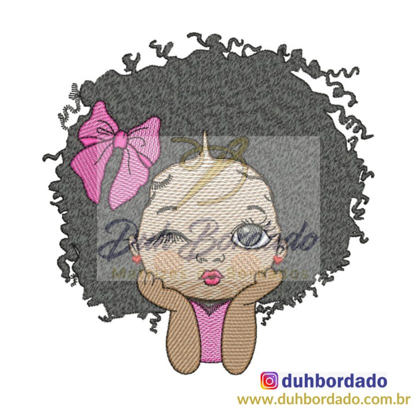 Matriz de Bordado Afro