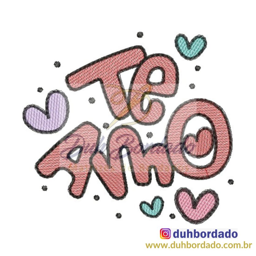 Matriz de Bordado Dia dos Namorados