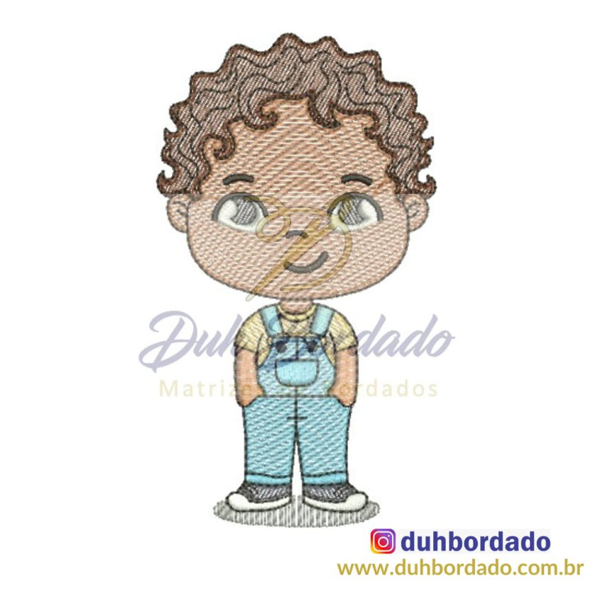 Matriz de Bordado Menino Fofo