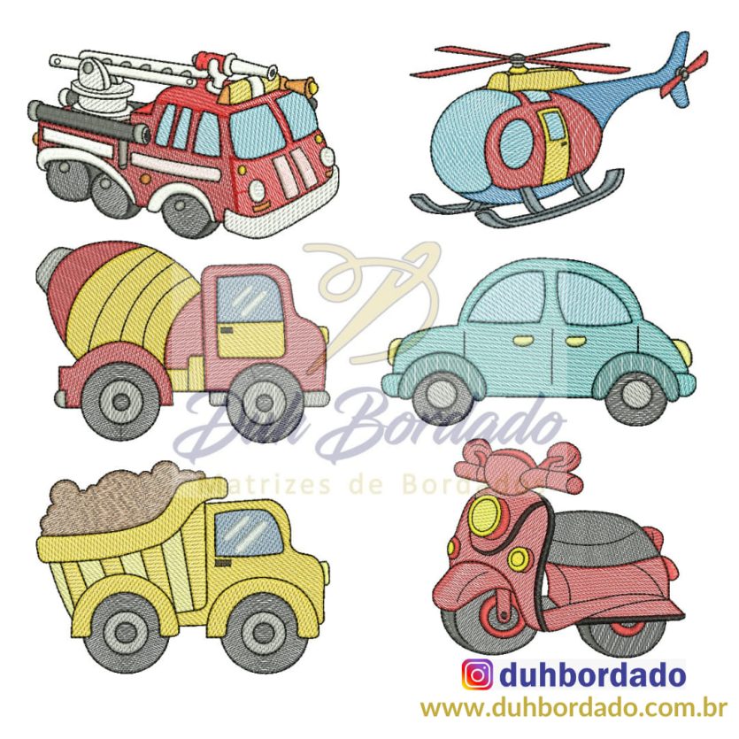 Coleção de Matrizes de Carrinhos Completa