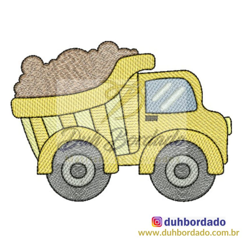 Matriz de Bordado Caminhão Caçamba