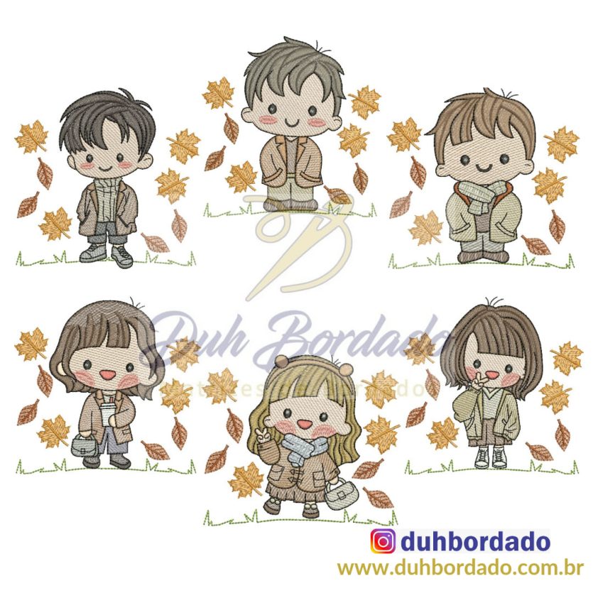 Coleção de Matrizes Menino e Menina Completa