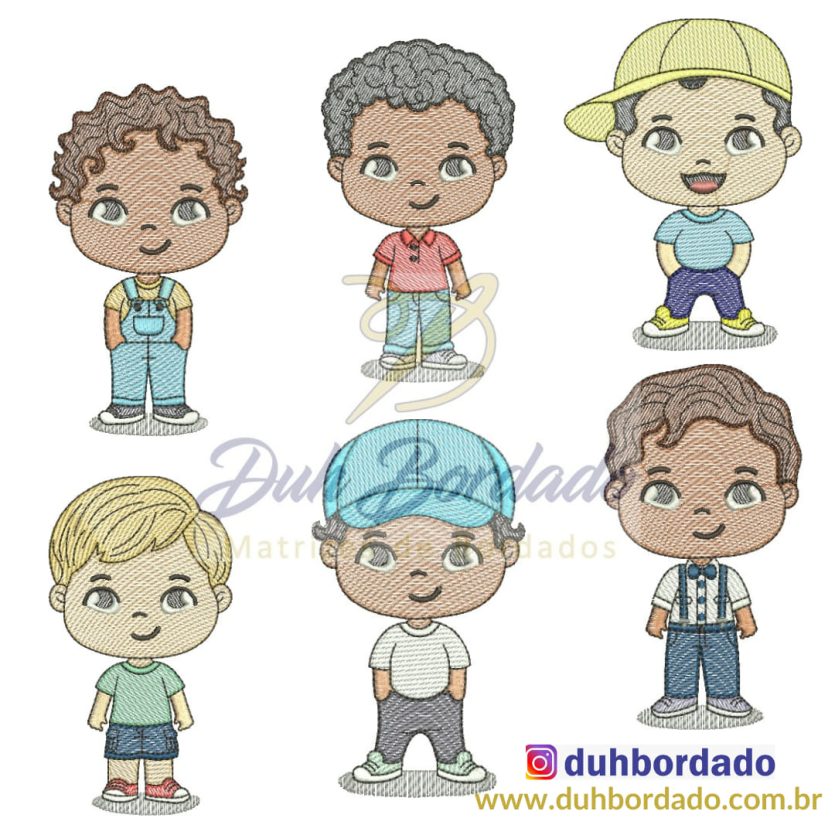 Coleção de Matrizes Menino Completa