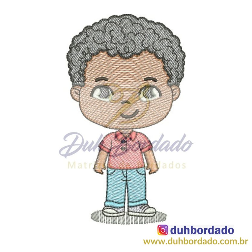 Matriz de Bordado Menino Fofo