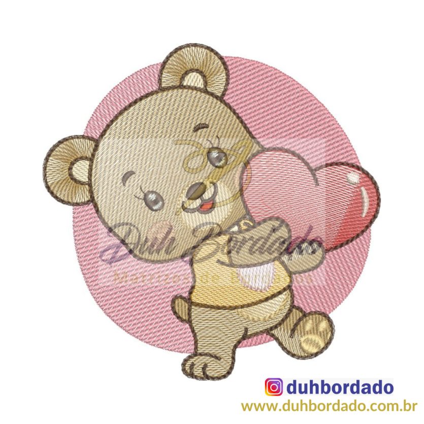Matriz de Bordado Ursinho
