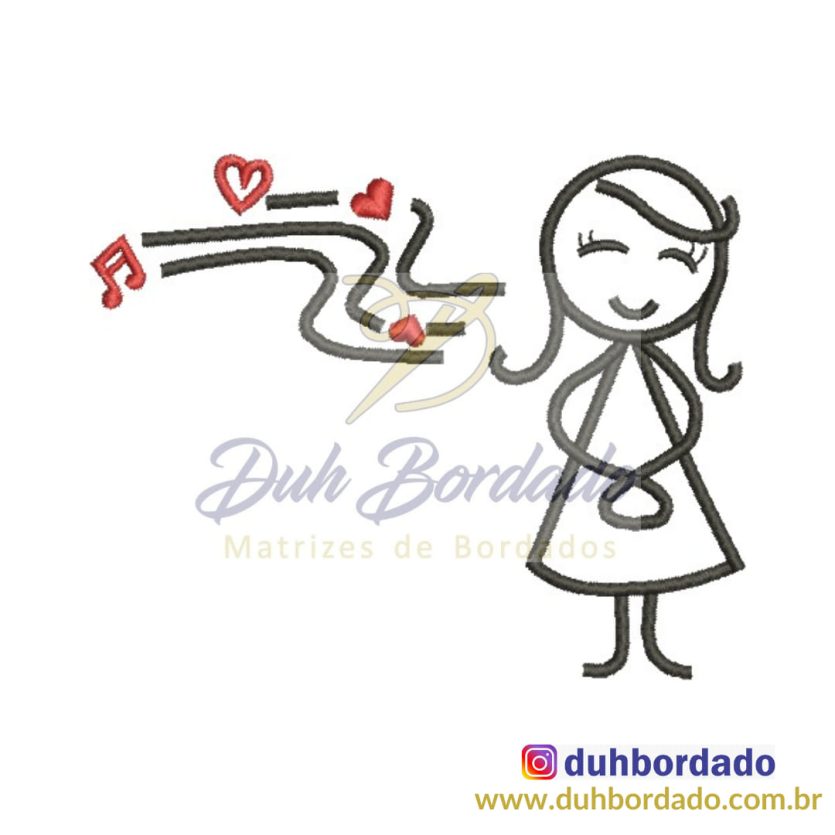 Matriz de Bordado Dia dos Namorados