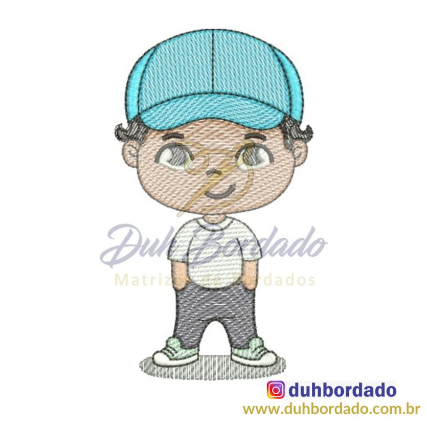 Matriz de Bordado Menino Fofo