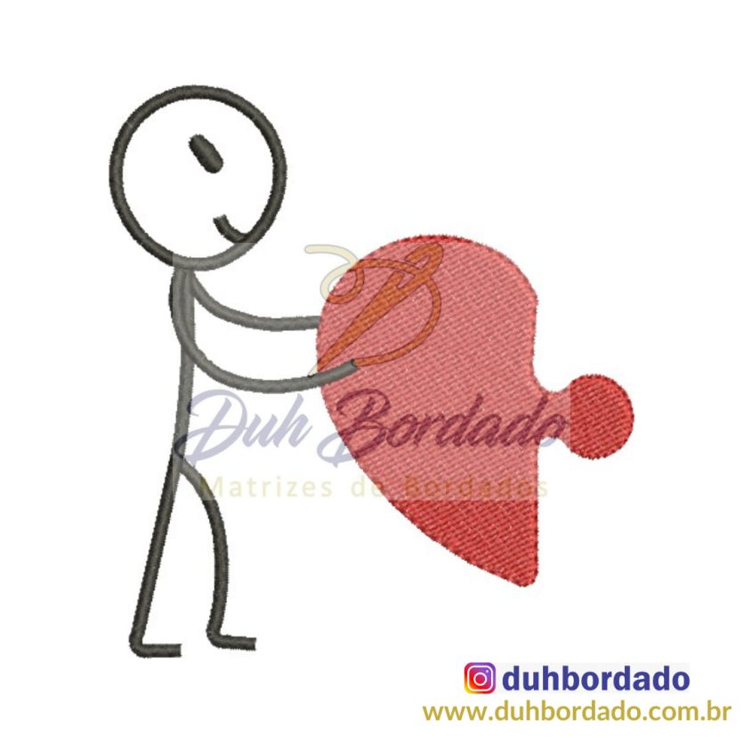 Matriz de Bordado Dia dos Namorados