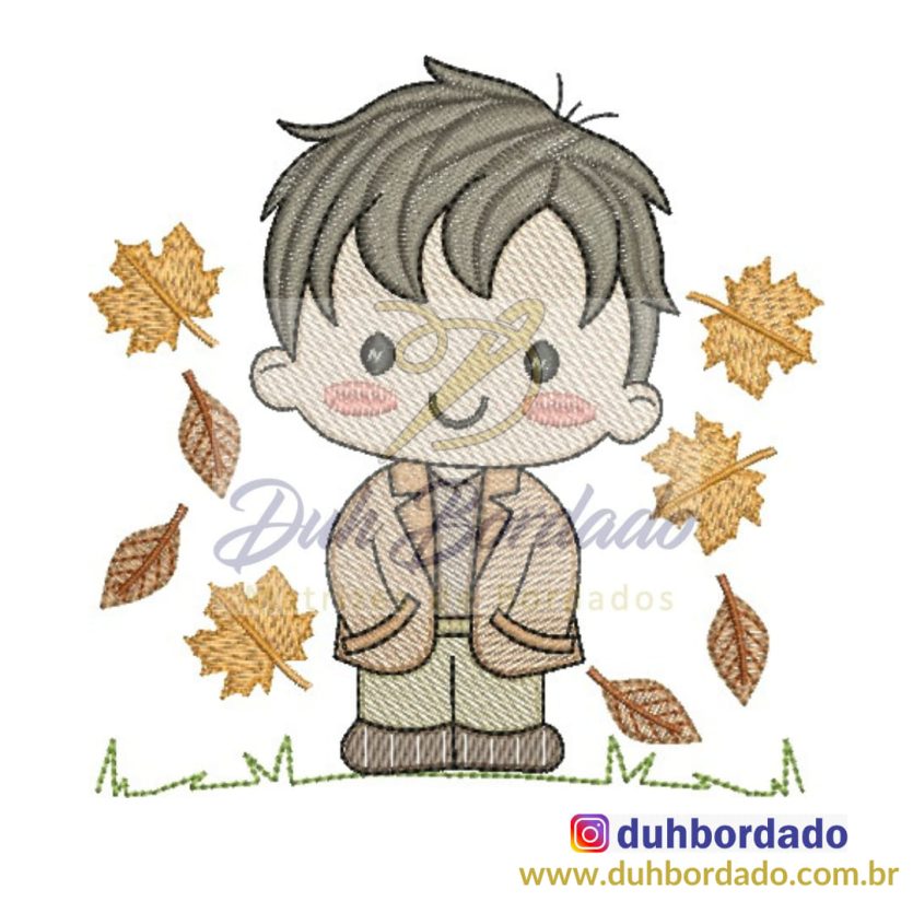 Matriz de Bordado Menino