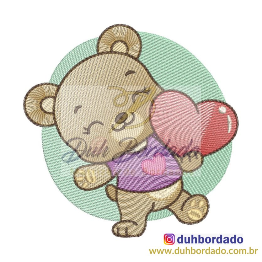 Matriz de Bordado Ursinho