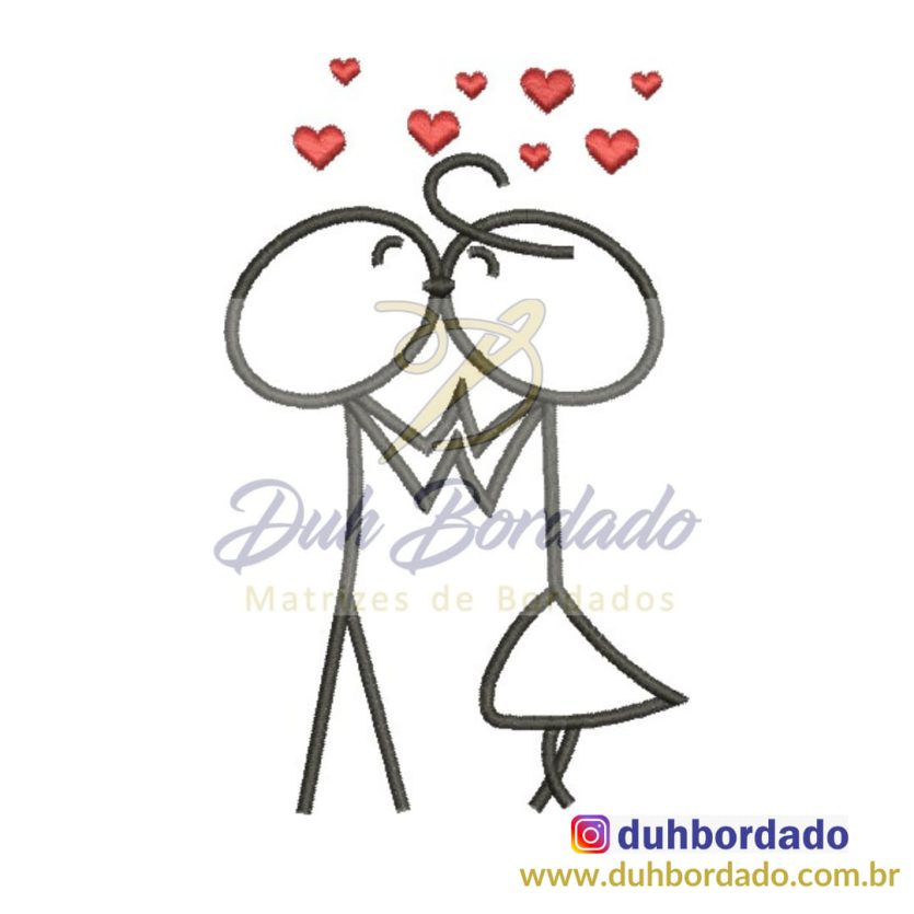 Matriz de Bordado Dia dos Namorados